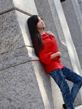Blautyleg Madou Tina's first outdoor photo of leg beauty model on February 7, 2011(3)